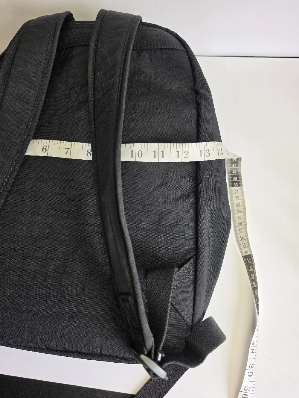 Kipling Black Nylon Synthetic Live Light Backpack Holds Laptop / Note Book